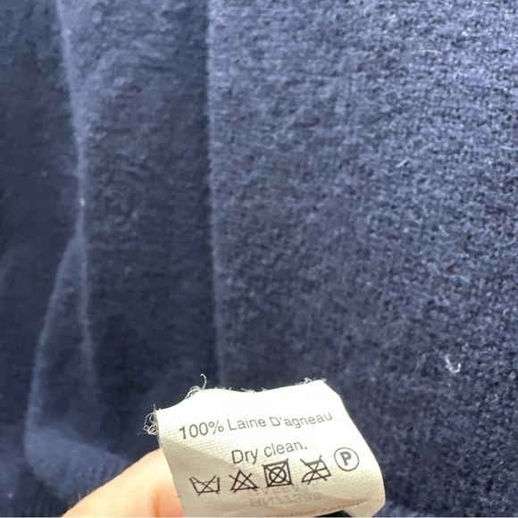 J. Crew Navy Crew Neck Sweater - Picture 4 of 7